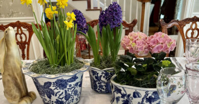 DIY ideas to use fresh flowers on tables